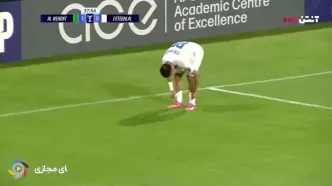 ببینید؛ گل اول استقلال به الوحدات توسط مهران احمدی دقیقه ۳۸