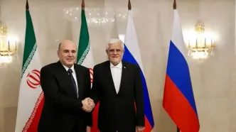 دیدار عارف با نخست وزیر روسیه