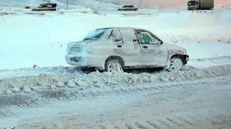 باران و برف در جاده‌های 10 استان | ترافیک سنگین در این جاده ها