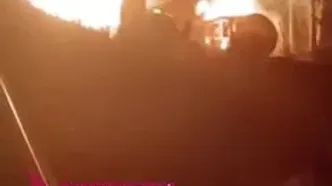 آتش‌سوزی در پی خارج شدن تانکر حامل سوخت در سیبری