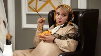 استایل جنجالی مه لقا باقری: شلوار گل گلی، سوژه شبکه‌های اجتماعی شد!