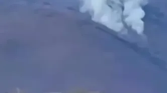 آتش‌سوزی در جنگل ابر شاهرود + ویدئو