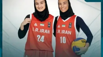 واکنش دختران بسکتبال ایران به برد مقابل مصر