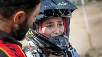 دختر موتورسوار به کما رفت