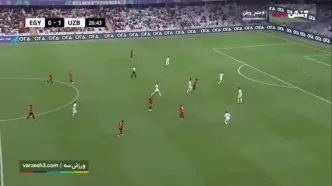 ببینید| برد ازبکستان مقابل مصر؛ درخشش ستاره پرسپولیس جلوی صلاح