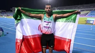 علی امیریان در دوی ۸۰۰ متر بازی‌های کشورهای اسلامی طلایی شد