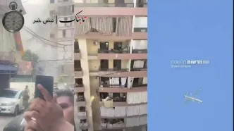 لحظات ترور نفر دوم حزب الله لبنان از چند زاویه +فیلم