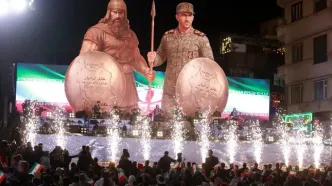 والرین مغلوب در میدان انقلاب زانو زد/ گزارش تصویری