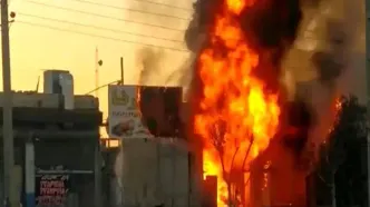 آتش‌سوزی در کارگاه شارژ سیلندر گاز مایع در مسعودیه تهران