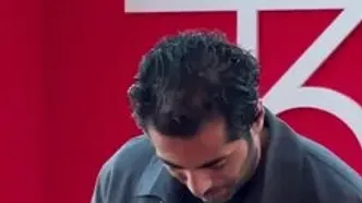 نوید پورفرج بازیگر سریال بامداد خمار در جشنواره جهانی فیلم فجر شیراز