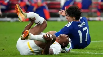 بازیکن غنایی در بازی مقابل ژاپن به شدت مصدوم شد