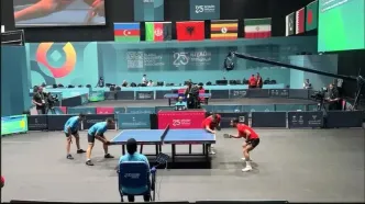 صعود تیم دوبل تنیس‌ روی‌ میز زنان  ایران به یک‌چهارم‌ نهایی