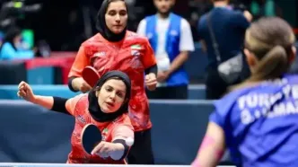 بازی های کشورهای اسلامی؛ پینگ‌پنگ زنان ایران به ترکیه باخت و برنز گرفت