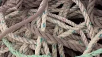 نمایشگاهی شامل چهار تن طناب!