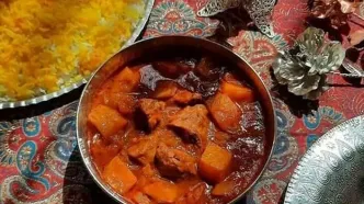 ناهار امروز: خورش کدو حلوایی و آلو بخارا؛ جشنی از رنگ و طعم پاییزی!