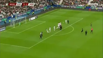 ویدیو: گل چهارم پرتغال به ارمنستان توسط ژوائو نوس