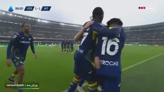 خلاصه بازی هلاس ورونا مقابل اینتر با ببینید