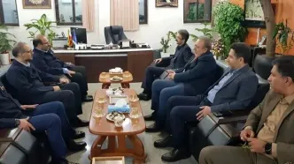 مدیرعامل شرکت فولاد خوزستان با سرپرست سازمان صمت خوزستان دیدار نمود