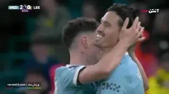 ببینید| خلاصه بازی منچسترسیتی مقابل لیدز