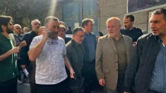 برگزاری مراسم تشییع برادر مصطفی تاج زاده + عکس