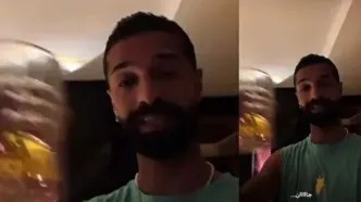 ویدیوی جنجالی آرمین سهرابیان با مشروب و هایده!/ویدیو