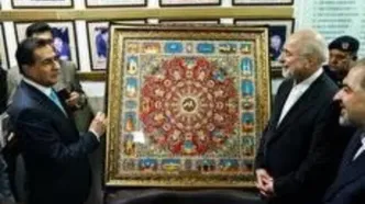 هدیه نفیس قالیباف به رئیس مجلس پاکستان/ ویدئو