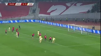 ویدیو: گل اول اسپانیا به گرجستان توسط اویارزابال