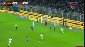 ویدیو: گل سوم نروژ به ایتالیا توسط هالند