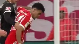 ویدئو: دیاز حتی وقتی زمین می‌خورد پاس گل می‌دهد!