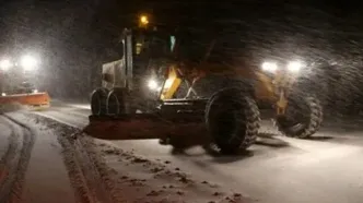 محور سبزوار- طبس مسدود شد