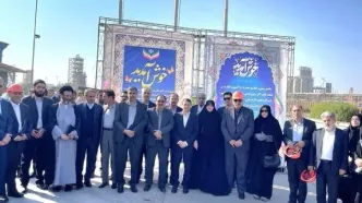 بازدید جمعی از نمایندگان مجلس و معاونان وزرا از پتروشیمی نخل آسماری
