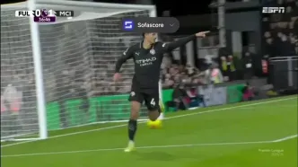 ویدیو: گل دوم منچسترسیتی به فولام توسط هالند