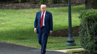 رهگیری یک هواپیما در نزدیکی محل اقامت ترامپ