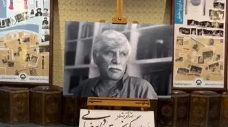 یک قاب خاص از مزار بهرام بیضایی + عکس