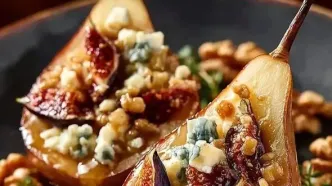 عصرونه امروز: ضیافت طعم‌های پاییزی؛ گلابی تنوری با پنیر فتا و گردو!