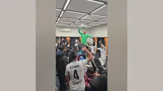 ویدیو| رقص و پایکوبی گل گهر در رختکن قلعه حسن خان