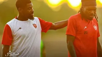 فشن‌شو به زمین تمرین پرسپولیس رسید؛ استایل متفاوت اوریه و بیفوما +عکس