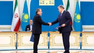 امضای ۱۴ و تبادل ۸ سند و تفاهم‌نامه همکاری دوجانبه میان ایران و قزاقستان