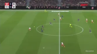 ویدیو: گل اول بارسلونا به اتلتیکو مادرید توسط رافینیا