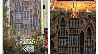 پیام جنگی به اسراییل در سطح شهر تهران نصب شد