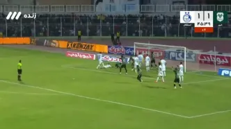 ویدیو: گل دوم و خطا خیبر به استقلال