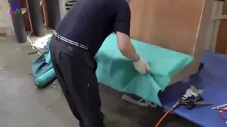 مراحل دیدنی تولید مبلمان در کارخانه ای در کره جنوبی