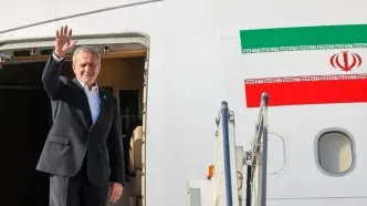 پزشکیان از قزاقستان راهی ترکمنستان شد