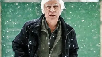 ناصر تقوایی و بهرام بیضایی در یک قاب