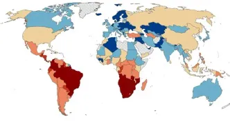 30 کشور جهان با بالاترین نابرابری در توزیع ثروت ۲۰۲۵/ اینفوگرافیک
