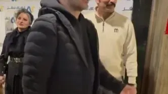 حضور محمدرضا فروتن و علی احسانی برای تماشای تئاتر کافه عاشقی