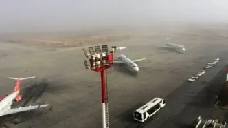 مه؛ ۷ پرواز ورودی و خروجی فرودگاه اهواز را مختل کرد