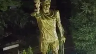 کلکته آماده رونمایی از بزرگ‌ترین مجسمه لیونل مسی در جهان