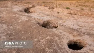 تصاویر؛ عمیق‌ترین شکاف فرونشست کشور