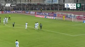 گل اول خیبر به استقلال + ویدئو